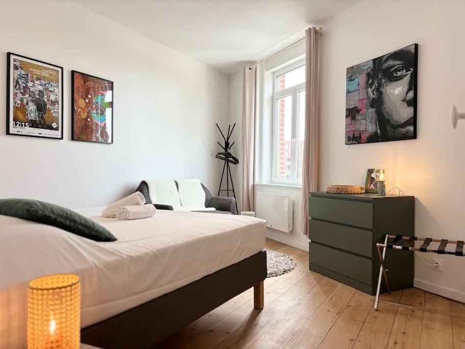 Maison Renovee 4 Personnes - Prox Lille Marquette lez Lille Esterno foto