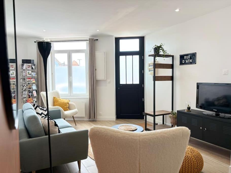 Maison Renovee 4 Personnes - Prox Lille Marquette lez Lille Esterno foto